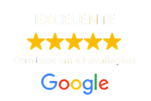 Excelente, 5 estrelas no Google